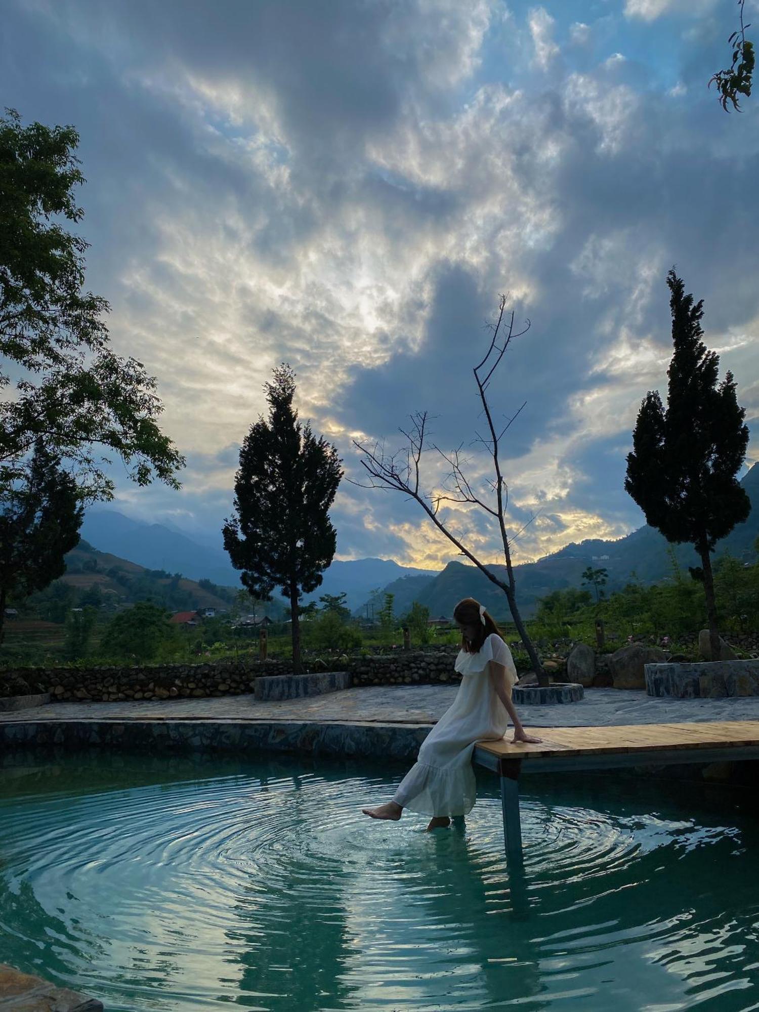Sapa Riverside Ecolodge & Spa Esterno foto